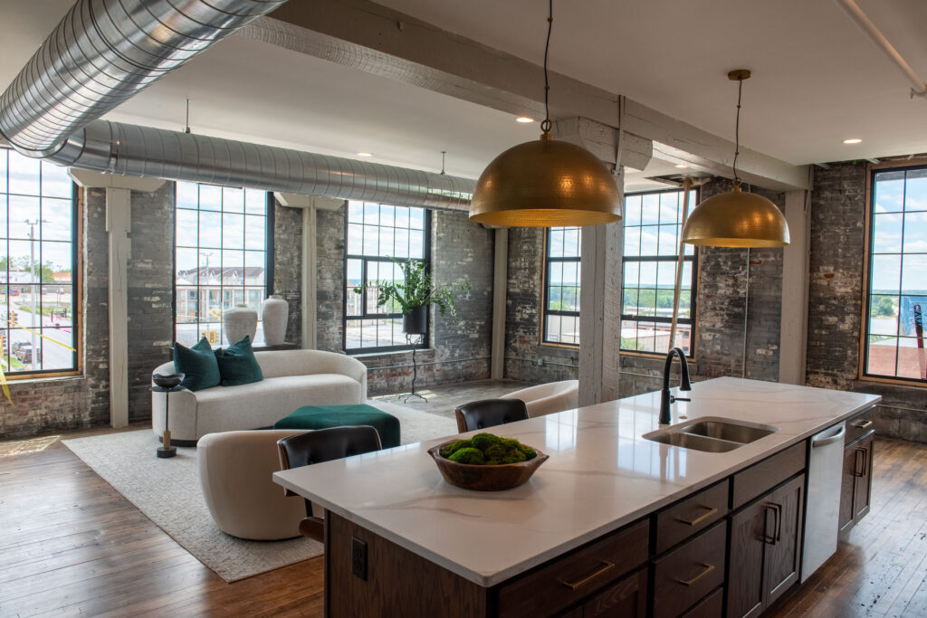 Apartment 301 Kitchen, Family Room